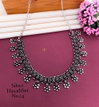 2 Navaratri Special Oxodize Silver Hasadi Set Wholesale Price In Surat
